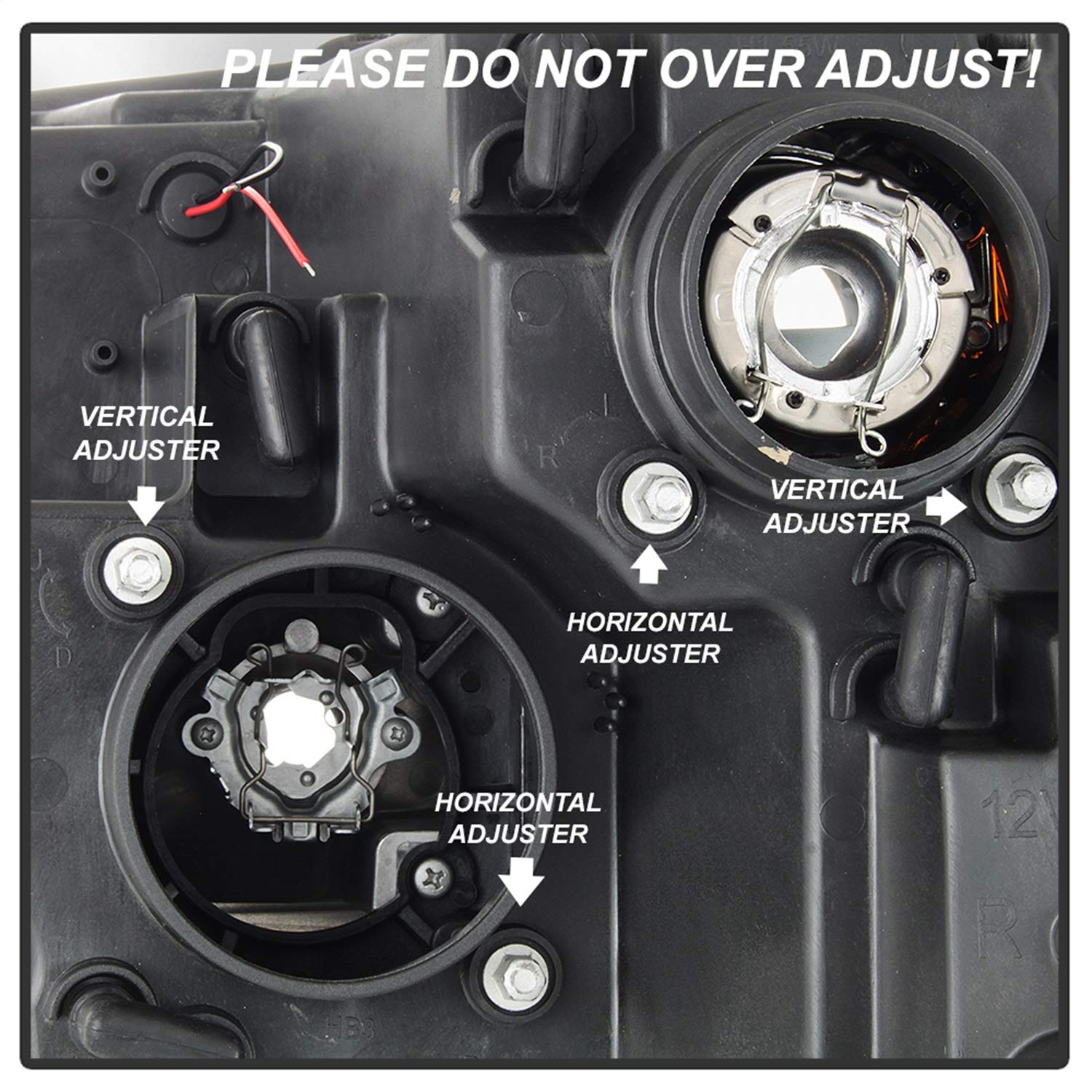 Projector Headlight Spyder - (PRO-YD-DR09V2-LBDRL-BK)