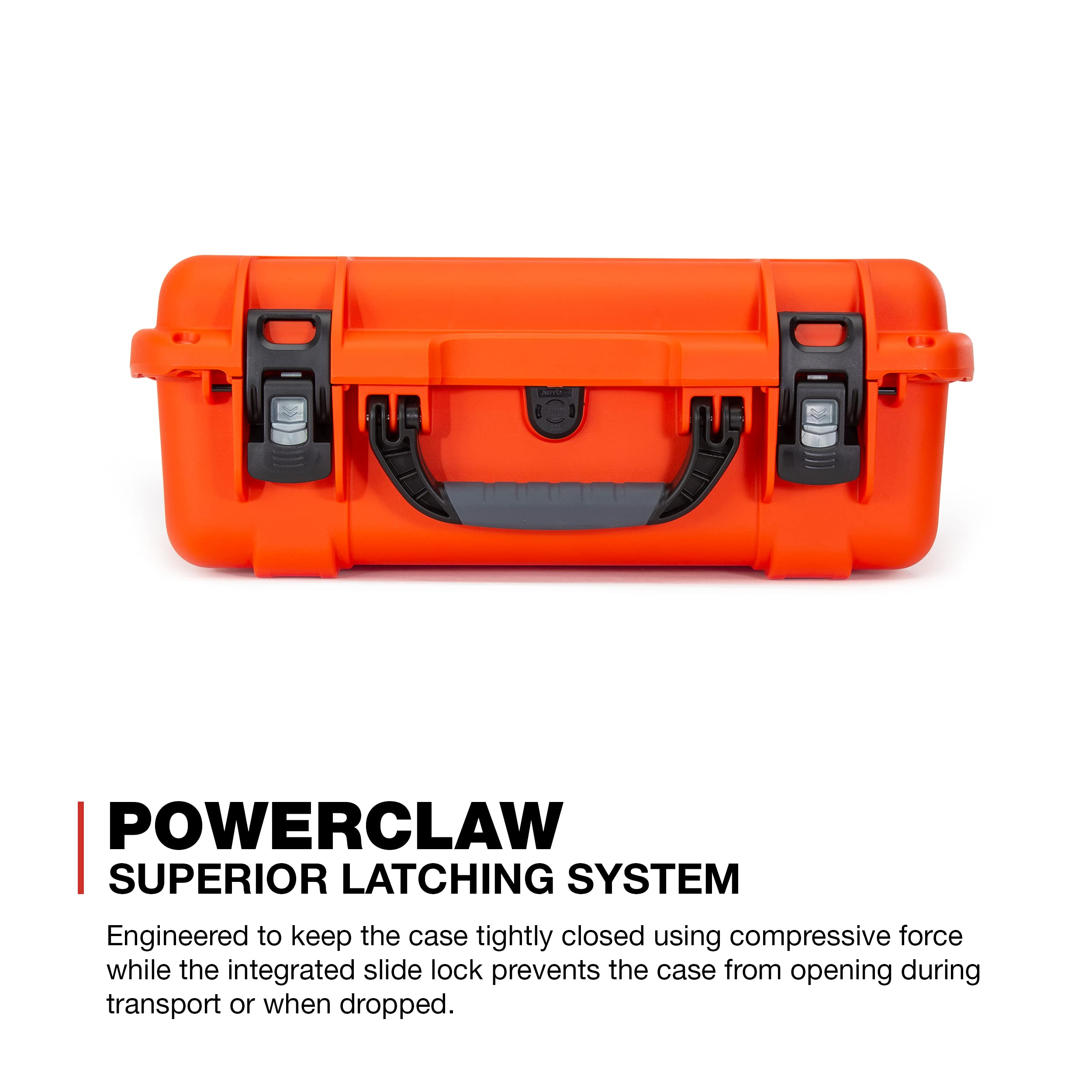 Waterproof Nanuk 930 Hard Case with Padded Dividers - Orange
