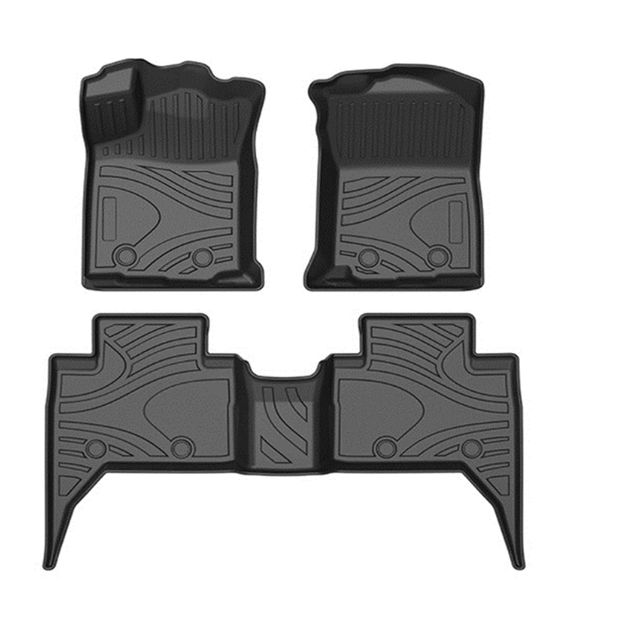 TOTALINER Black Horse Heavy Duty Floor Mat Anti-Skid Black 1.37'' Thickness Compatible with 2018-2020 Toyota Tacoma-FMTTO18