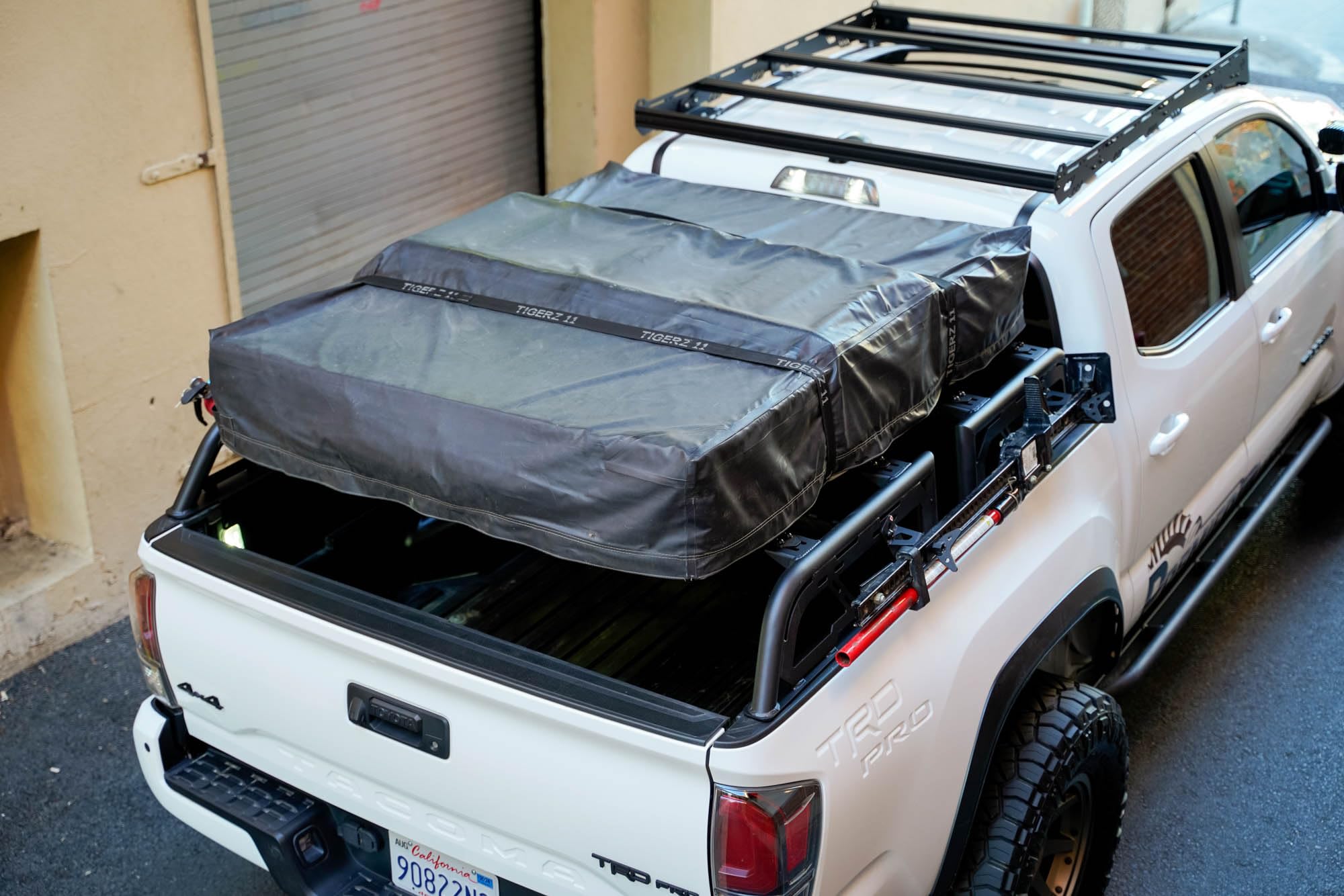 MTO Series DV8 Offroad Mid-Size Truck Bed Rack | Universal | for Mid-Size Trucks | 8” Height Keeps Low Profile for Roof Top Tents | Works with or Without Factory Bed Side Rail Mounts