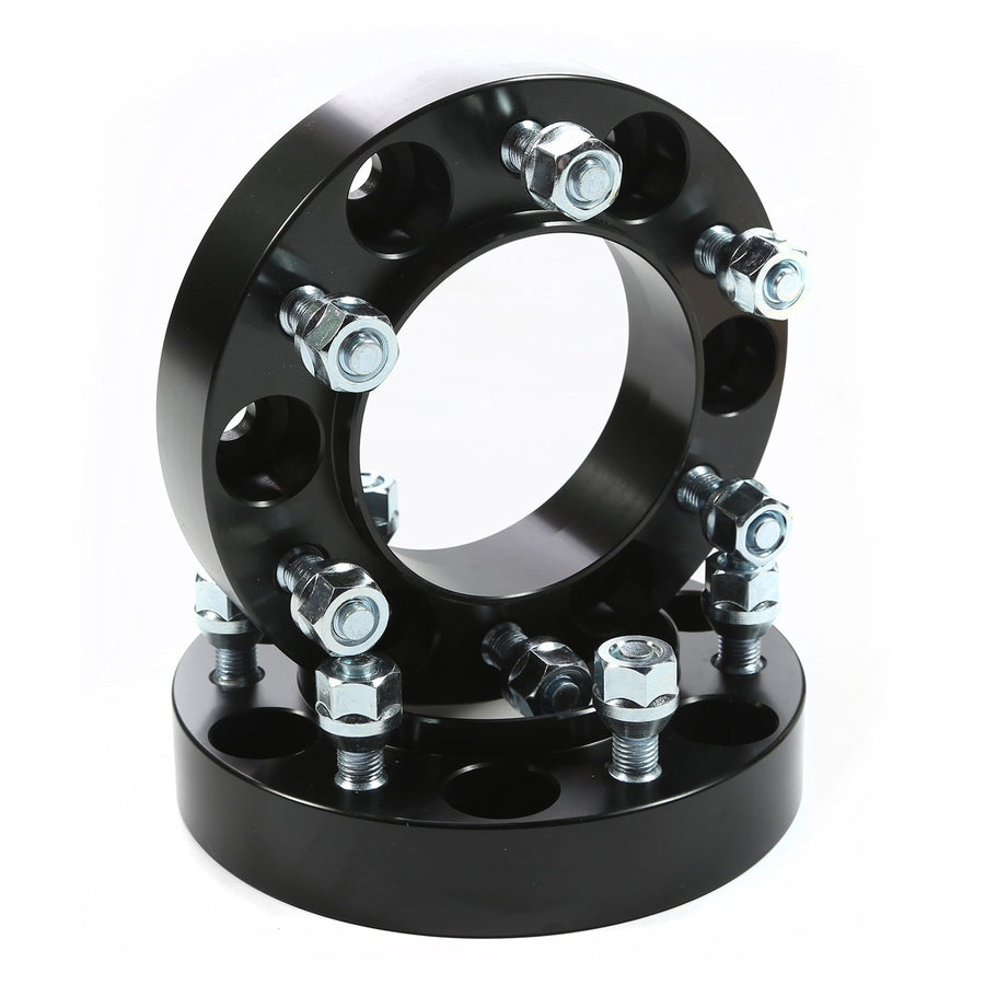 Wheel Spacer Kit Rugged Ridge 15201.12, 1.25 Inch, Black; 96-13 Toyota Truck/SUV