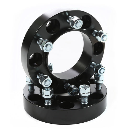 Wheel Spacer Kit Rugged Ridge 15201.12, 1.25 Inch, Black; 96-13 Toyota Truck/SUV