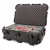 Wheeled Nanuk 962 Waterproof Hard Case with Padded Divider, Black
