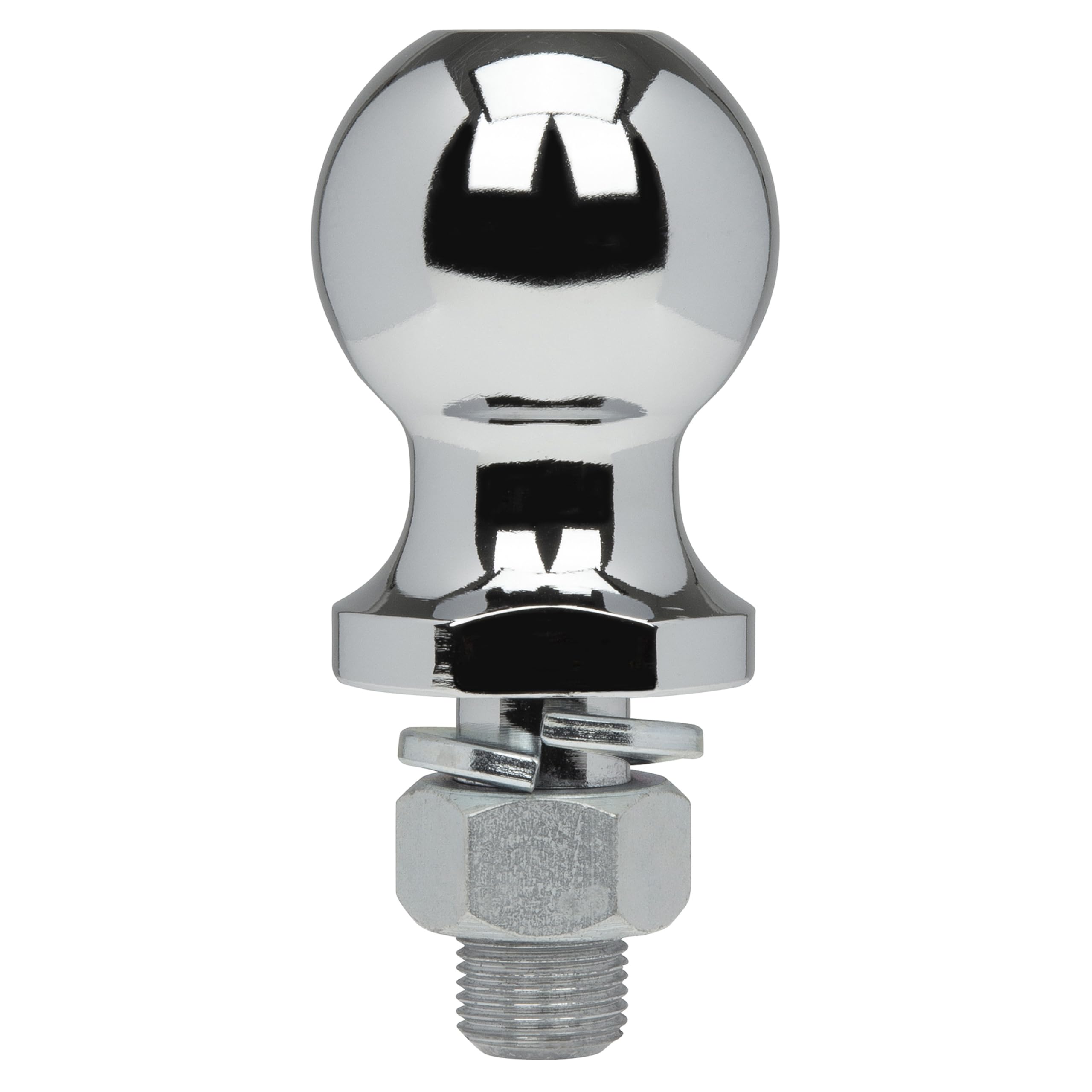 Class II TOWSMART Chrome Trailer Hitch Ball, 3,500 lb., 2 in. Ball Diameter, 3/4 in. x 1-1/2 in. Shank