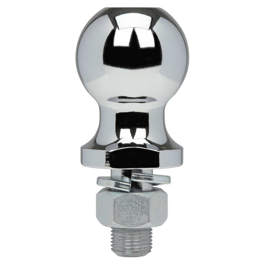 Class II TOWSMART Chrome Trailer Hitch Ball, 3,500 lb., 2 in. Ball Diameter, 3/4 in. x 1-1/2 in. Shank