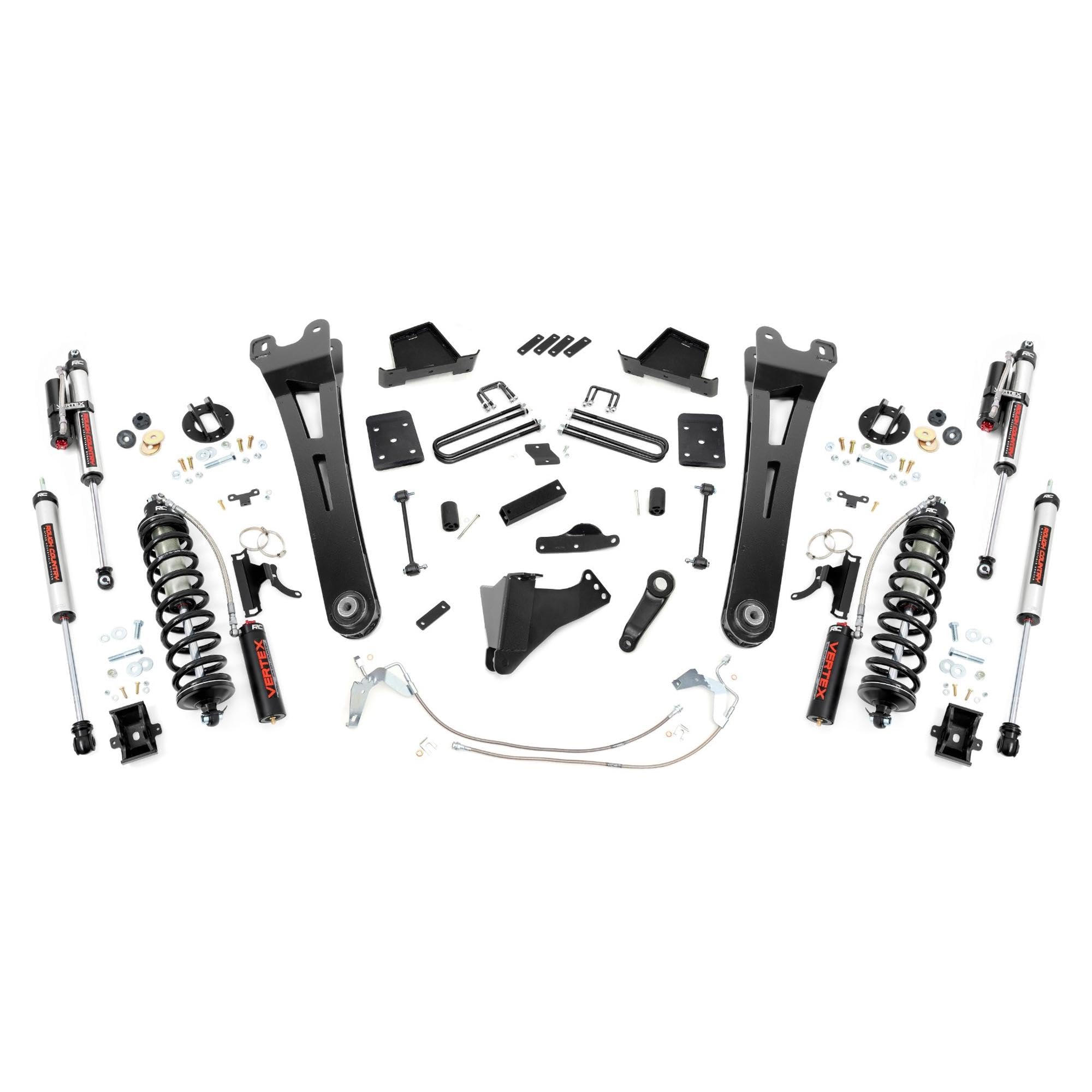 6" Rough Country Coilover Lift Kit for 08-10 Ford Super Duty| Radius Arm - 53859