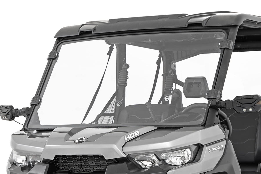 Full Front Windshield Rough Country for Can-Am Defender - 98162030