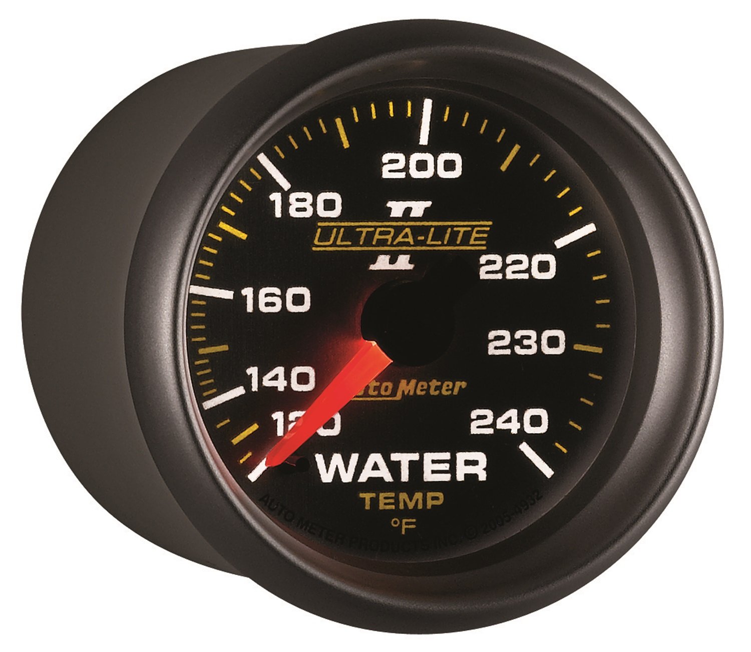 Auto Meter Ultra-Lite II 2-1/16" 120-240 Degree F Mechanical Water Temperature Gauge 4932