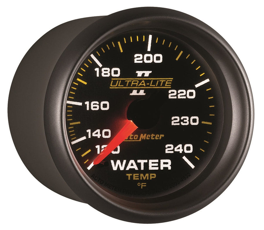 Auto Meter Ultra-Lite II 2-1/16" 120-240 Degree F Mechanical Water Temperature Gauge 4932