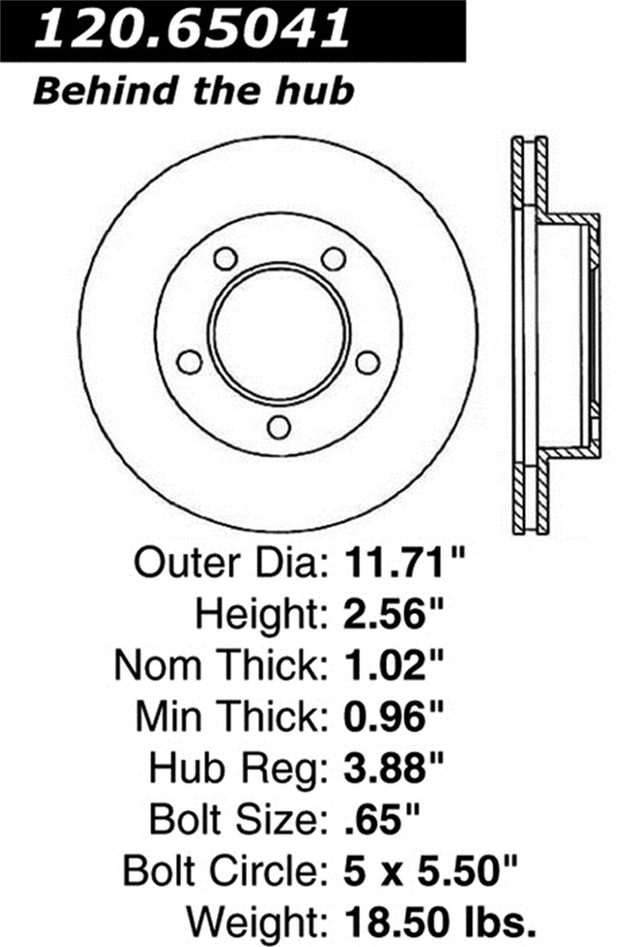 Sport Drilled/Slotted Brake Rotor StopTech 127.65041L (Front Left), 1 Pack