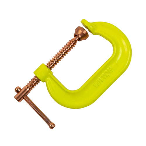 Wilton Hi-Vis Spark-Duty C-Clamp, 3" Opening, 2-3/8" Throat, 3500 Lbs. Clamping Force (Model 403CS)