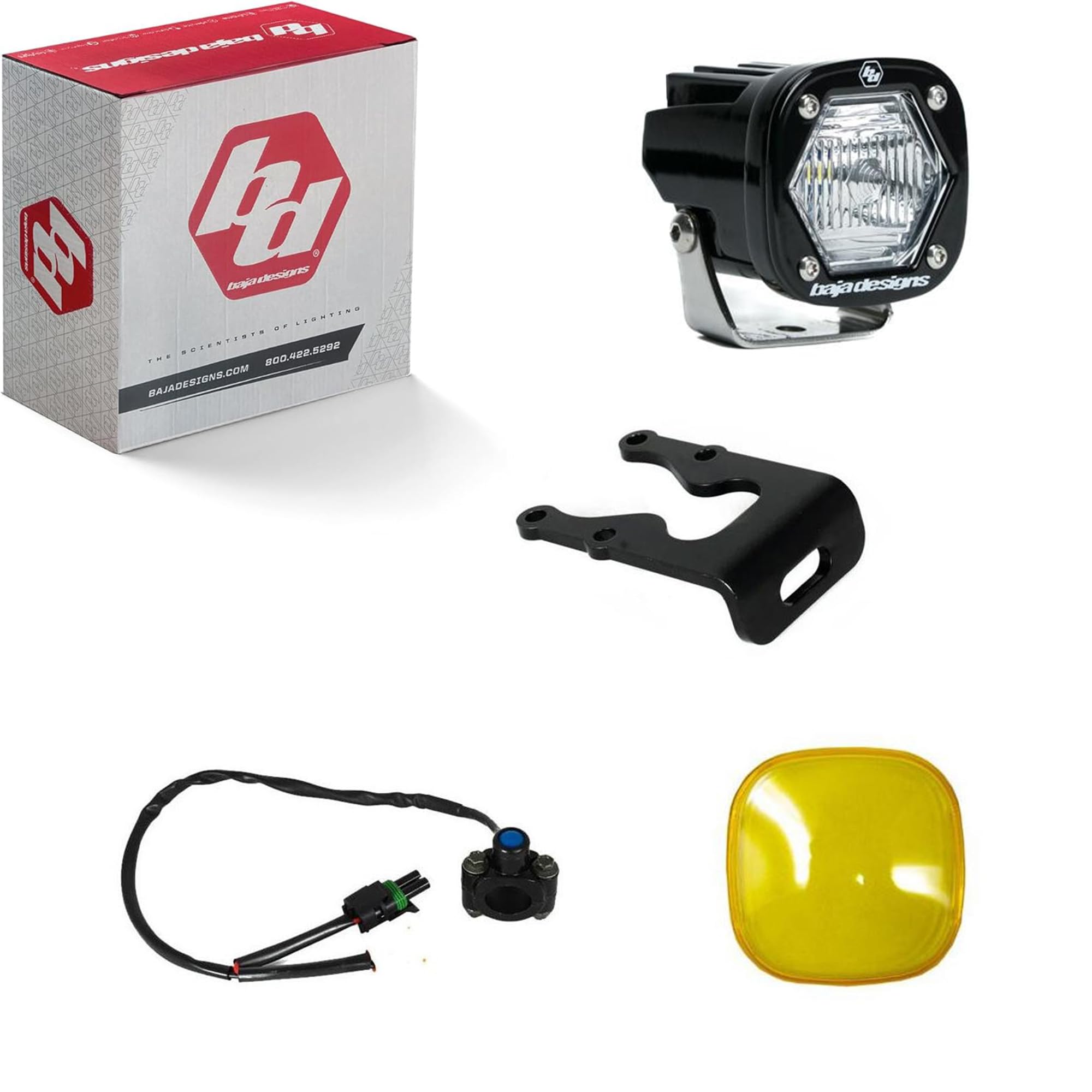 Baja Designs Headlight Kit S1 for Sur-Ron Light Bee X and Talaria MX3/MX4 (Trail Lens; Clear)