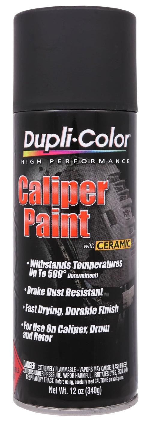 Brake Caliper Spray Paint Dupli-Color BCP105 - Matte Black - 12 oz. Aerosol Can