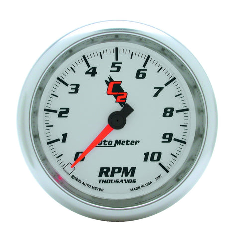Auto Meter 3-3/8" 10000 RPM C2 In-Dash Tachometer