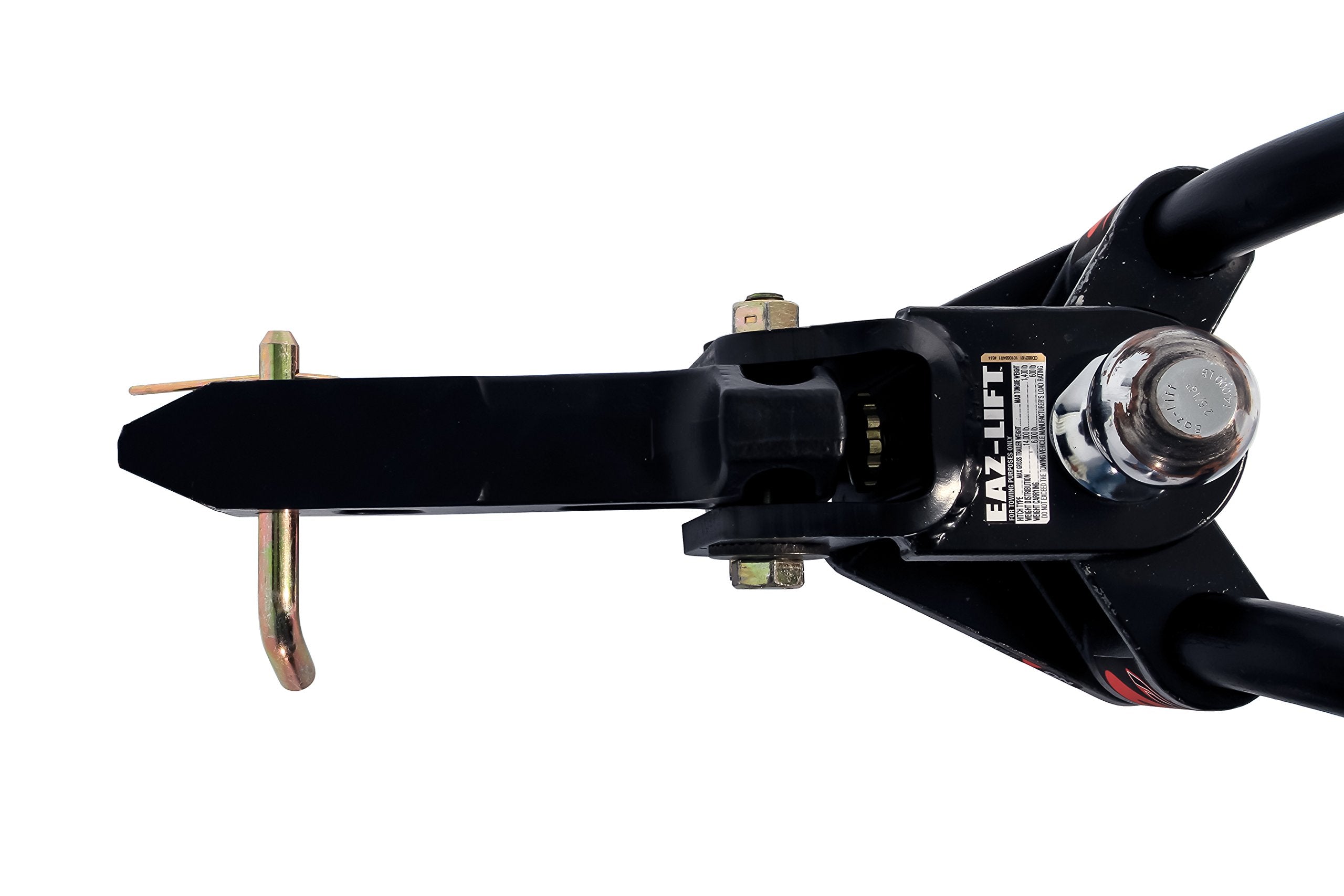 Eaz-Lift Camco ReCurve R6 1,200lb Camper/RV Weight Distribution Hitch - Features Premium Adaptive Sway Control & 2-5/16" Hitch Ball w/15,000lb Max Rating - 1,400lb Max Tongue Weight Rating (48734)