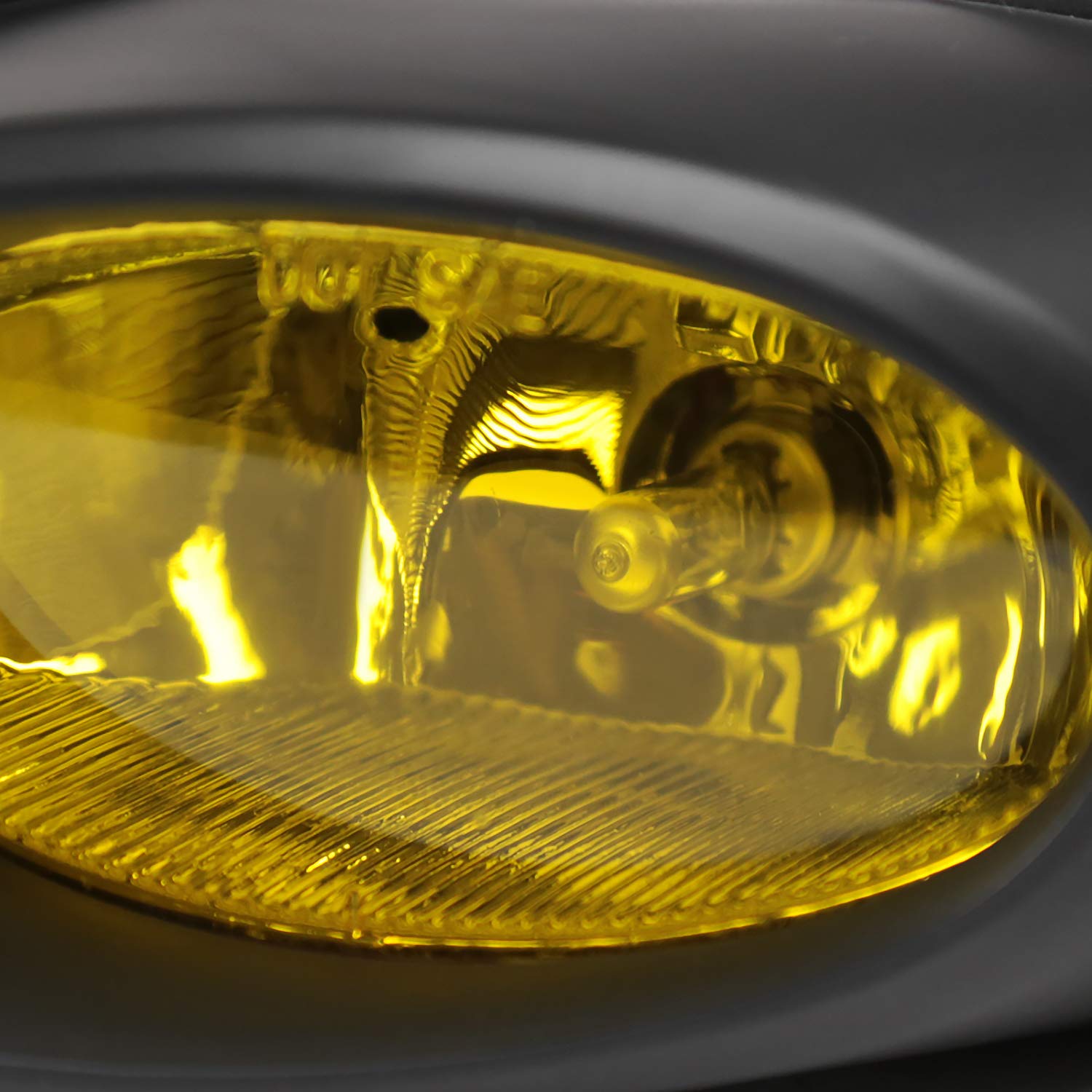 Bumper Driving Fog Lights + Bulbs + Switch SPEC-D TUNING Compatible with 2009-2011 Honda Civic 2Dr Coupe L+R Pair Assembly