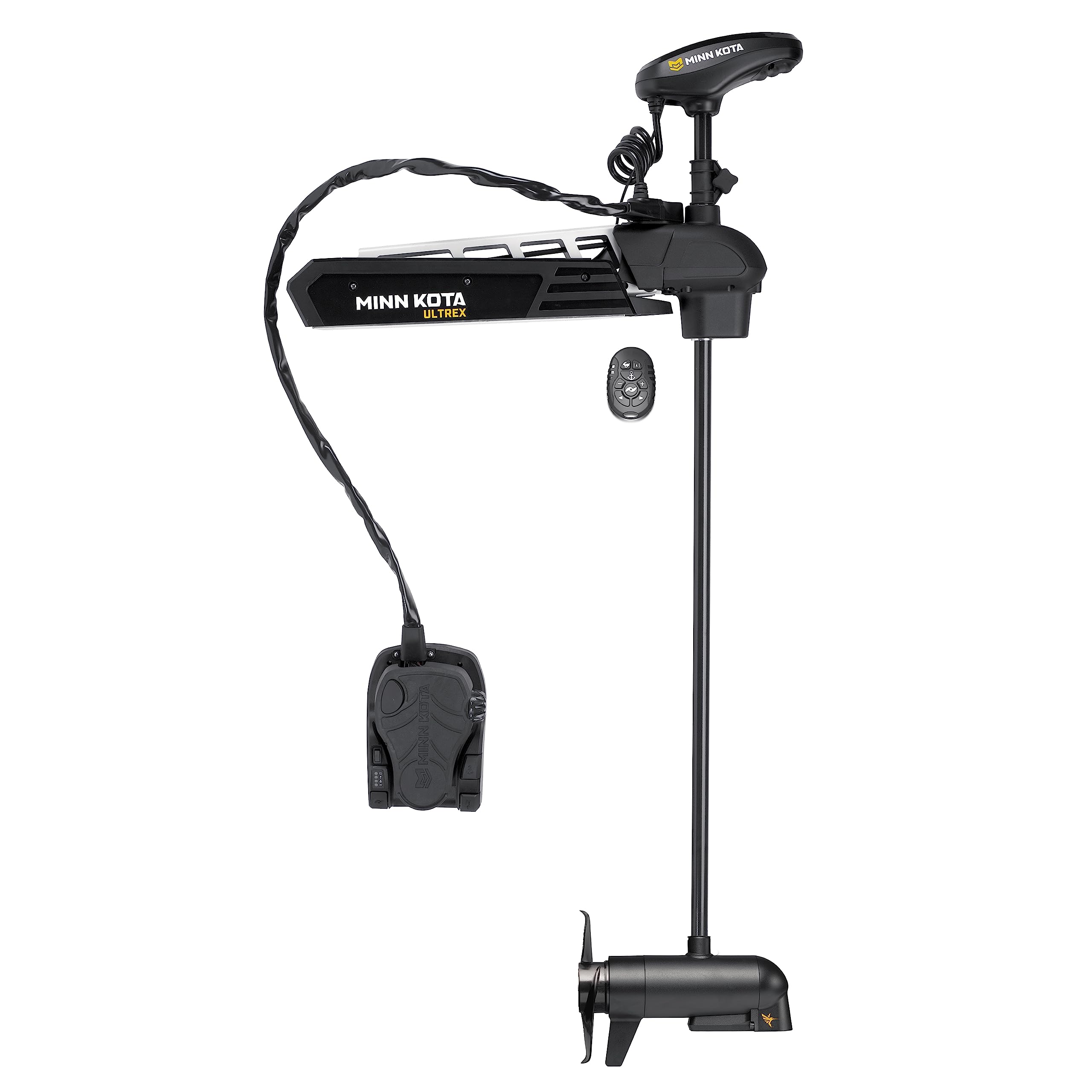 Minn Kota Bow-Mount Ultrex Electric Trolling Motor with MEGA Down Imaging – 112 Lb. Thrust, 52 in. Shaft, Freshwater