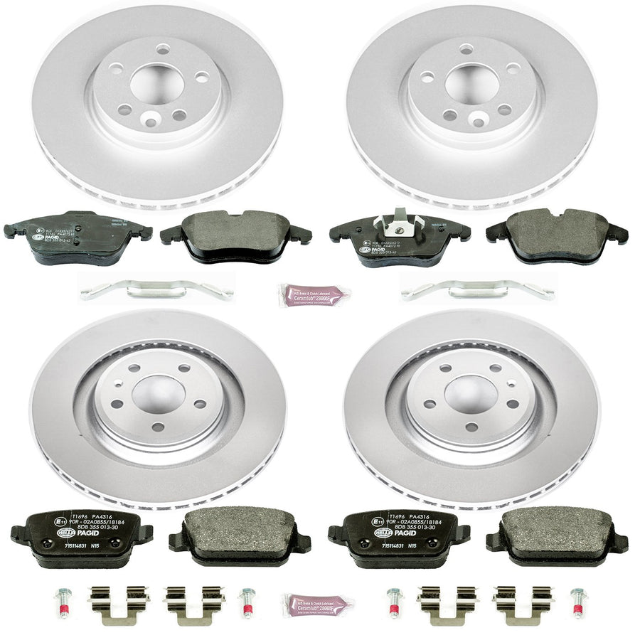 Euro-Stop Brake Kit Power Stop ESK5610 For Volvo S80 2007-2008 [Model Specific]