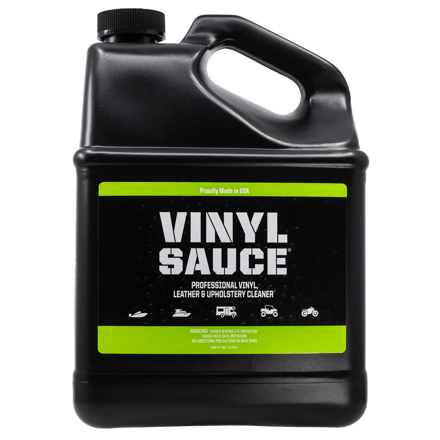 Boat Bling Vinyl Sauce VS-0128 Premium Vinyl and Leather Cleaner, Gallon Refill, Black, 1 Gallon, for Boats, RVs, Powersport Vehicles and More