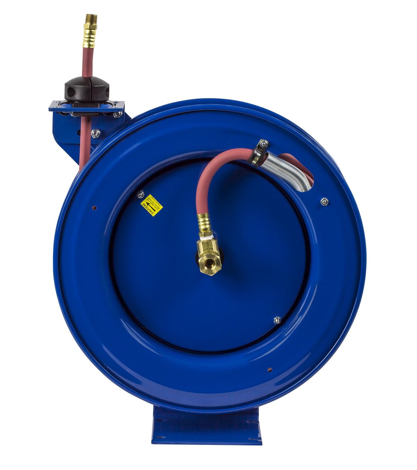 Coxreels Low Pressure ⅜” ID P-LP-330 Retractable Air/Water Hose Reel | Powder Coated Steel | Retractable Garage Hose | Commercial Hose Reel | Fits 30’ Hose | 6.75" 18.63" 17.13"