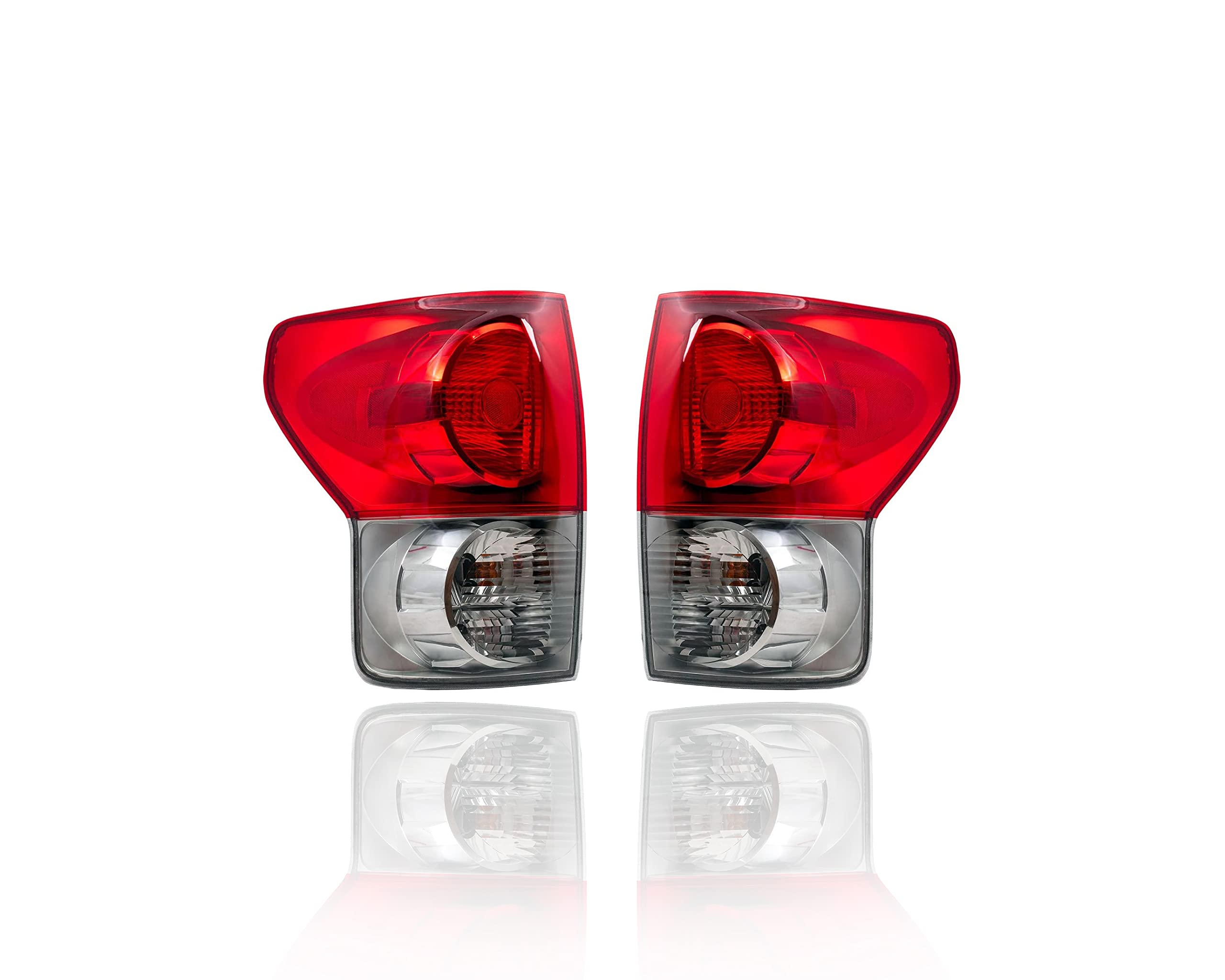 Tail Light Assembly - Compatible/Replacement Eagle Eye for 07-09 Toyota Tundra - Both Pair, Left Driver Right Passenger - 815500C070, 815600C070