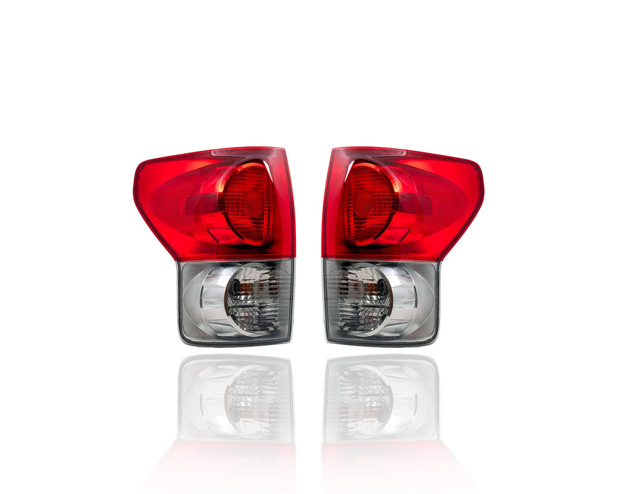 Tail Light Assembly - Compatible/Replacement Eagle Eye for 07-09 Toyota Tundra - Both Pair, Left Driver Right Passenger - 815500C070, 815600C070