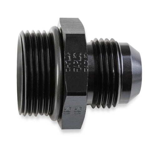 -12 Male An To Earl's -16 Orb, Aluminum, Black