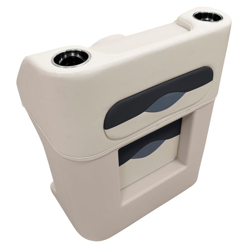Wise Premier Series BM1158-986 Pontoon Helm Steering Console, Platinum/Spectra Navy/Cobalt