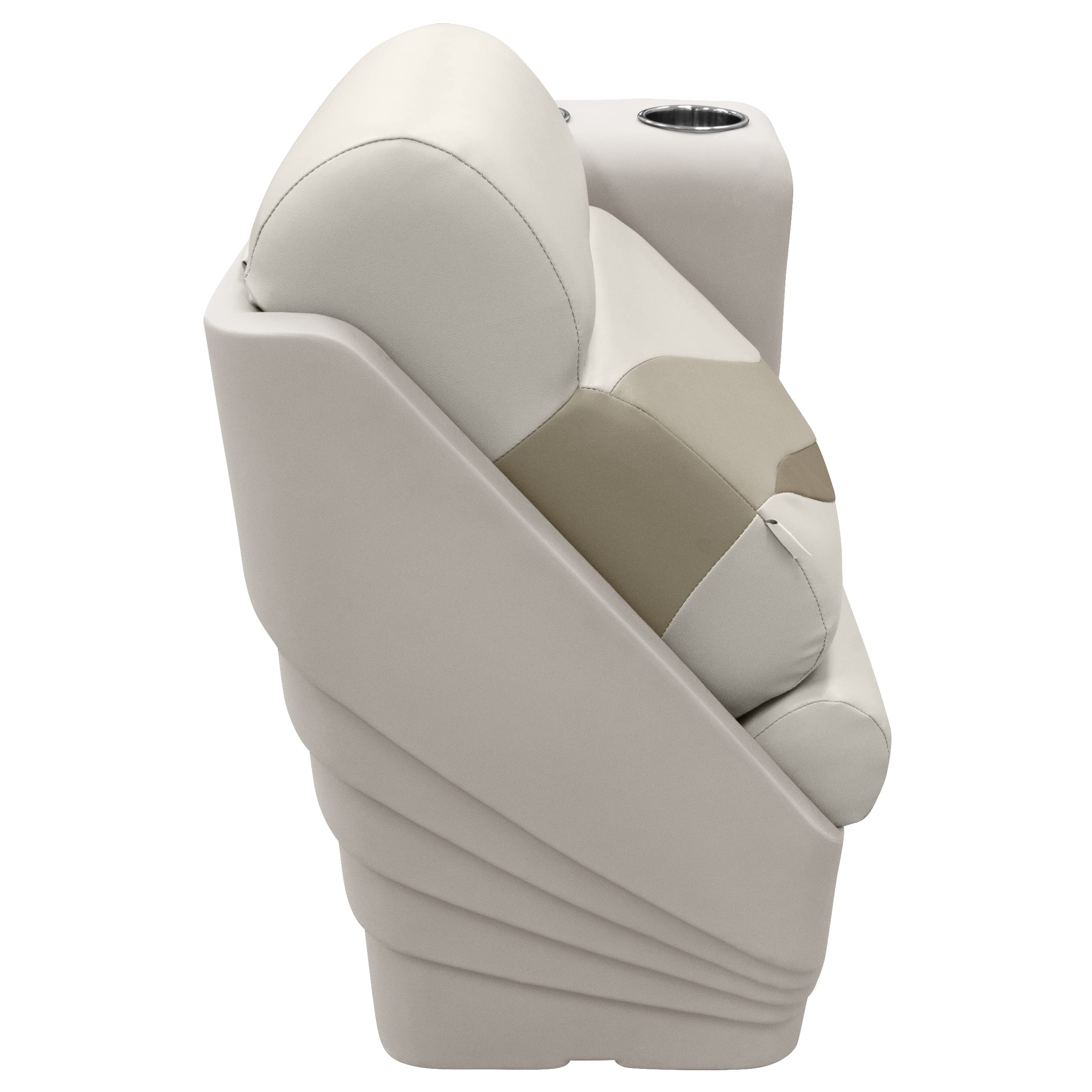 Wise Premier Series BM13006R-1066 Pontoon Right Lean Back Recliner, Stone/Mocha Java/Khaki