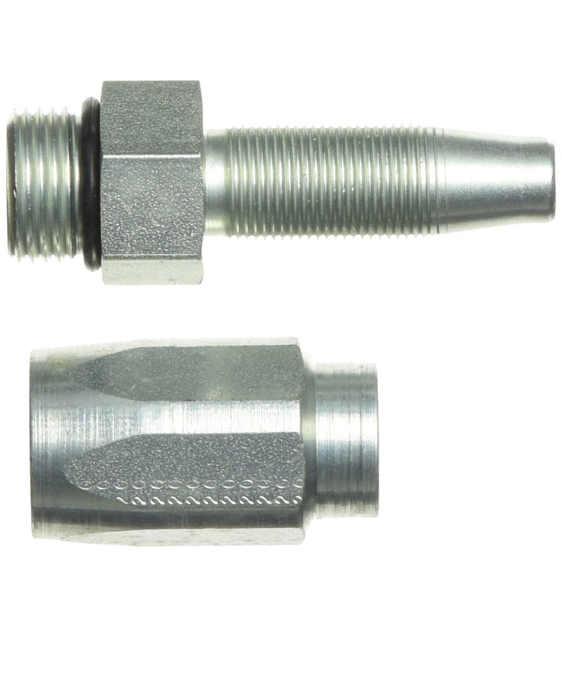 Gates Field Attachable 8C5-8RMB for C5C, C5D and C5M Hose, Male O-Ring Boss, Steel, 13/32" ID