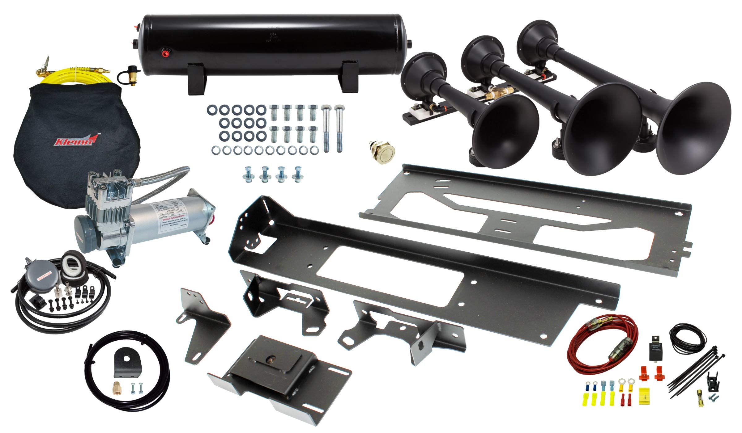 Train Horn Kit Kleinn Air Horns for 2017-2021 F-250 and F-350/2017-2019 F-450