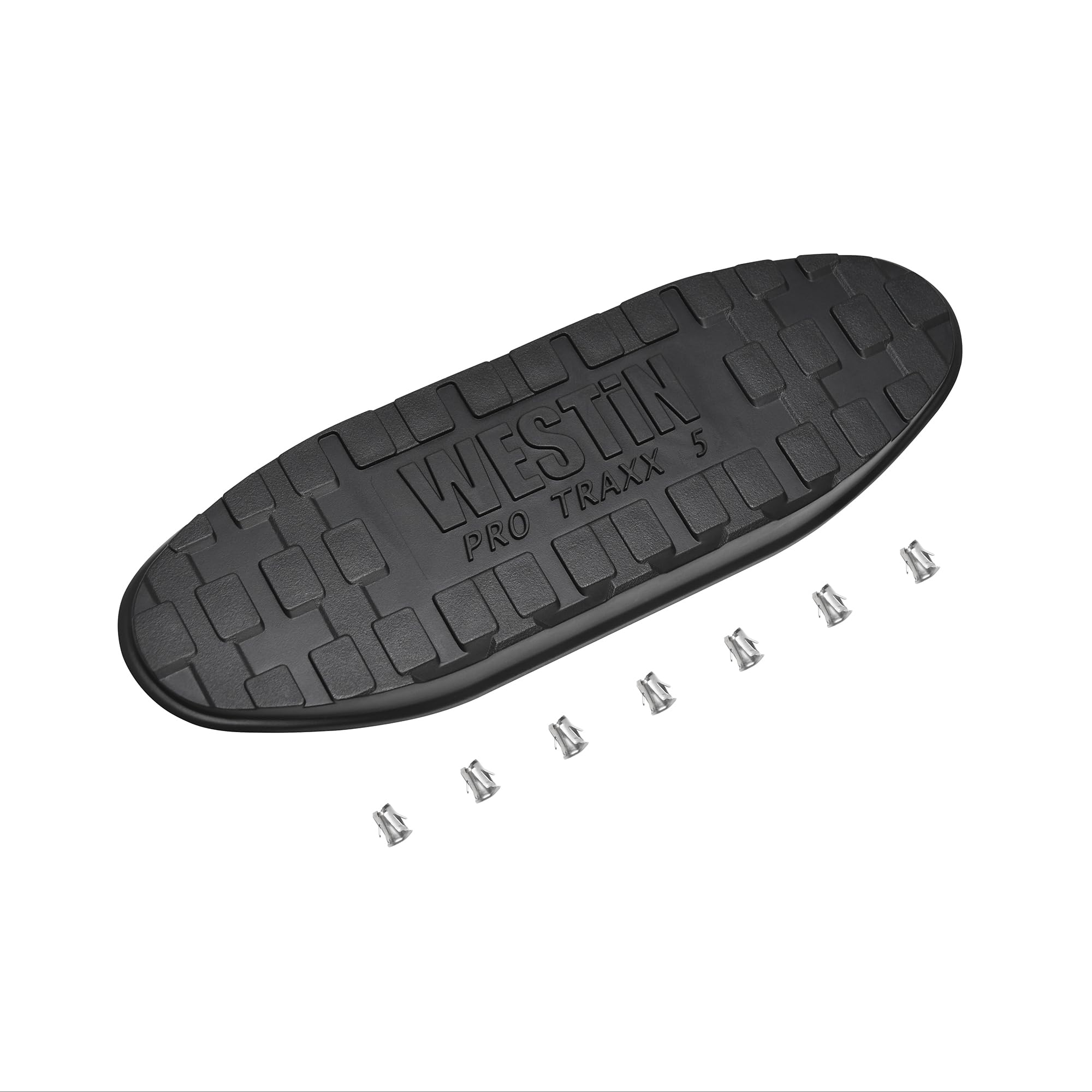 Westin 21-50002 Pro Traxx 5 Step Black Pad & Clips Replacement Service Kit with 14in pad