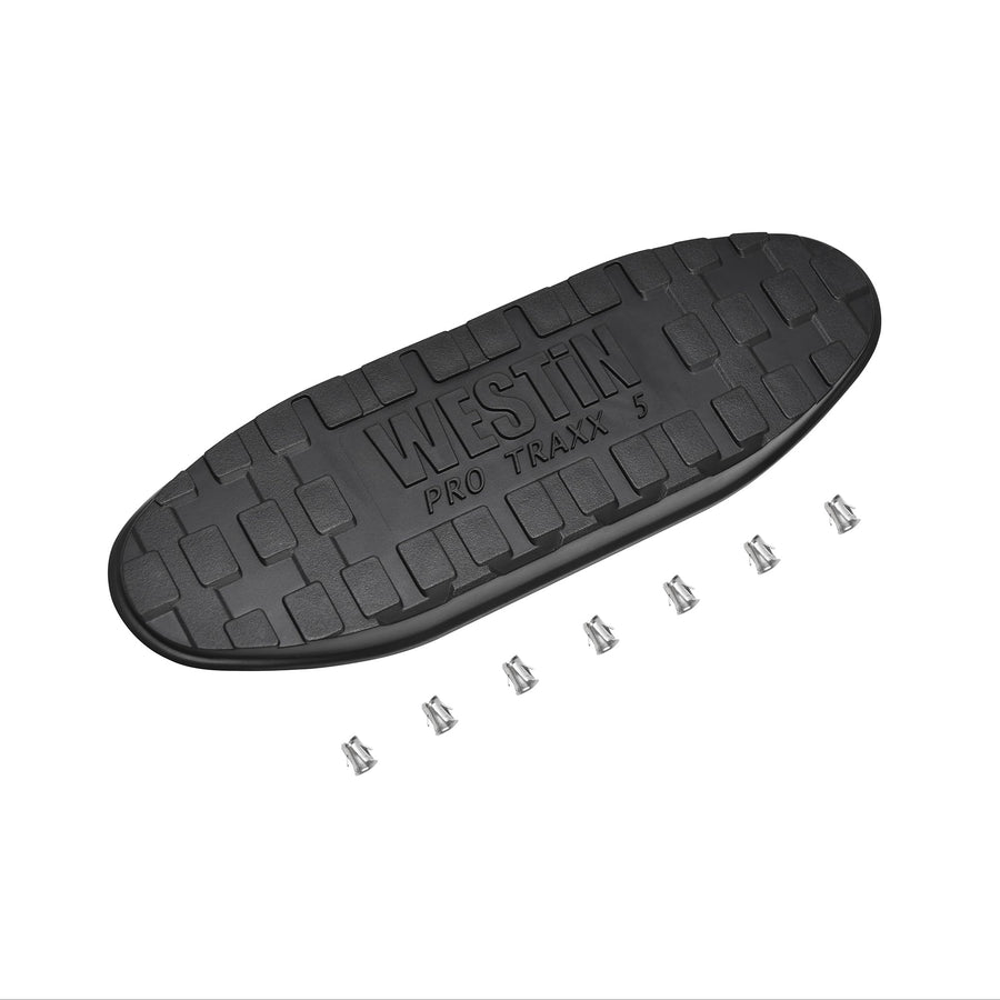 Westin 21-50002 Pro Traxx 5 Step Black Pad & Clips Replacement Service Kit with 14in pad