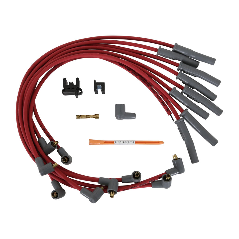 Super Conductor MSD 31859 Spark Plug Wire Set, Red