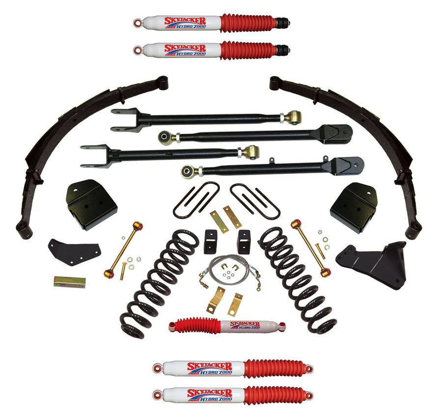 Suspension Lift Kit F84024KSH-H Skyjacker w/Shock 4 in. Lift 4-Link Conversion Suspension Lift Kit w/Shock