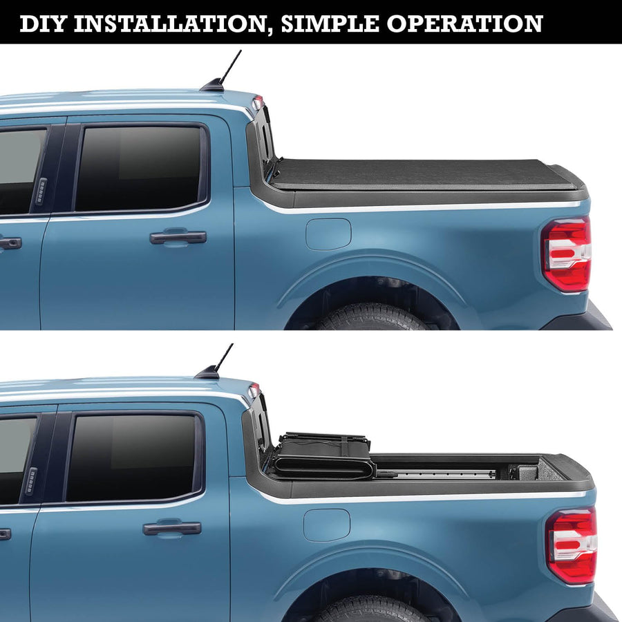 Extang RealTruck Trifecta e-Series Soft Folding Truck Bed Tonneau Cover | 77706 | Fits 2017 - 2025 Nissan Titan 5' 7" Bed (67")