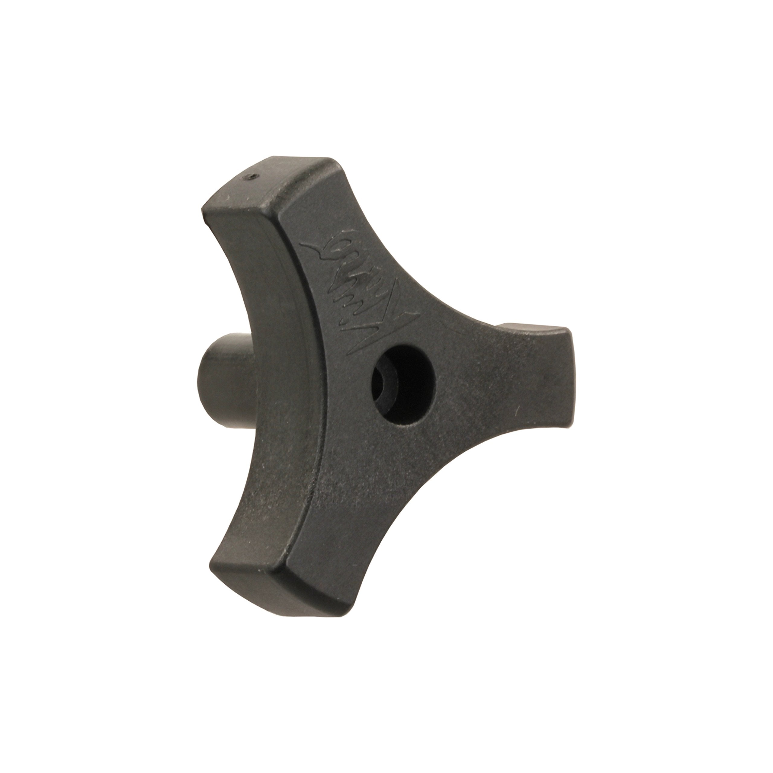 Tri-Lug Window Knob JR Products - 9/16", Black