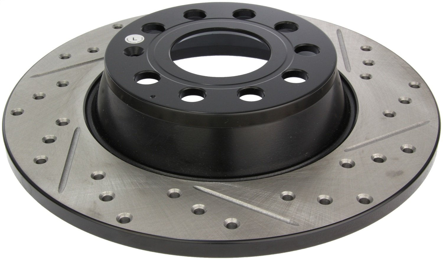 Sport Drilled/Slotted Brake Rotor StopTech 127.33099L (Rear Left), 1 Pack