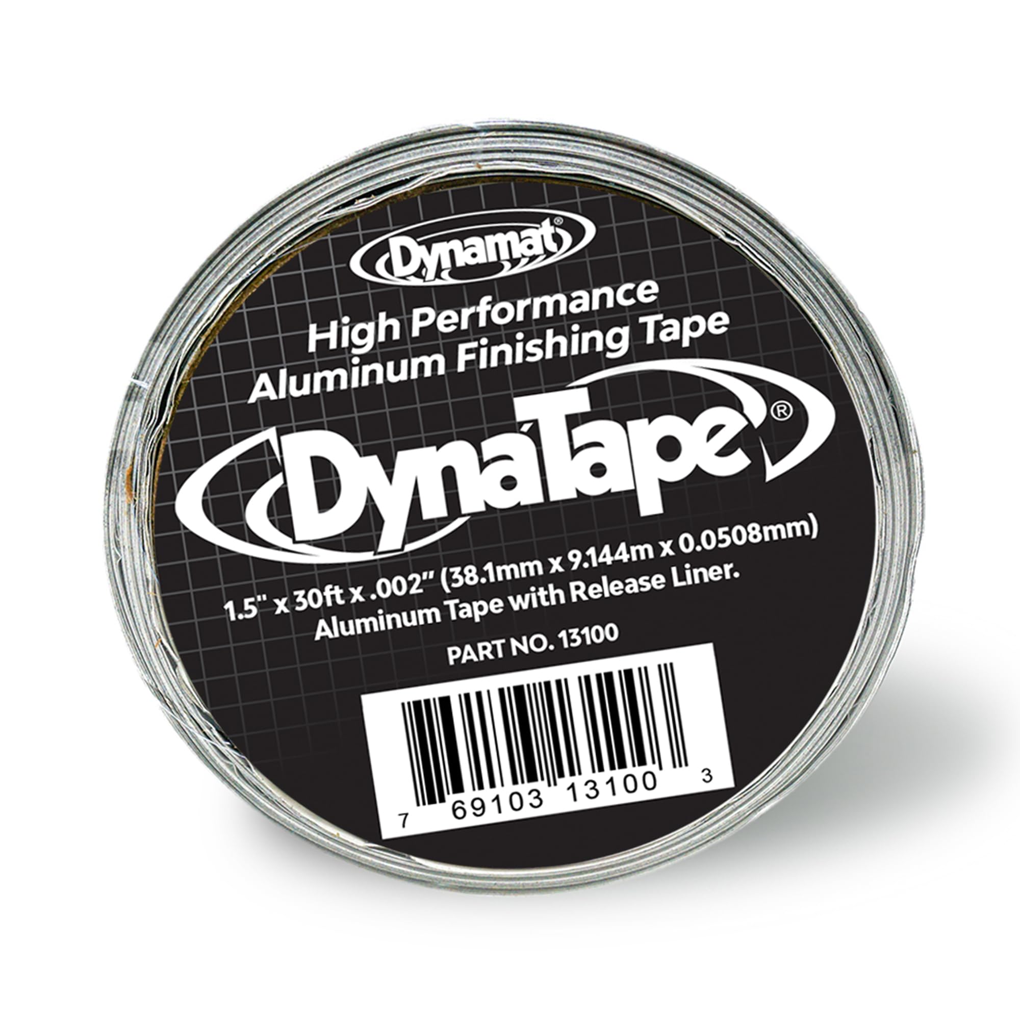 Dynamat DynaTape: Finishing Aluminum Tape for Use with Dynamat Sound Deadening & Car Insulation Material – Heavy-Duty Sealant Tape for Seams, Butyl Rubber, Wires – 1.5” in x 30 ft Roll