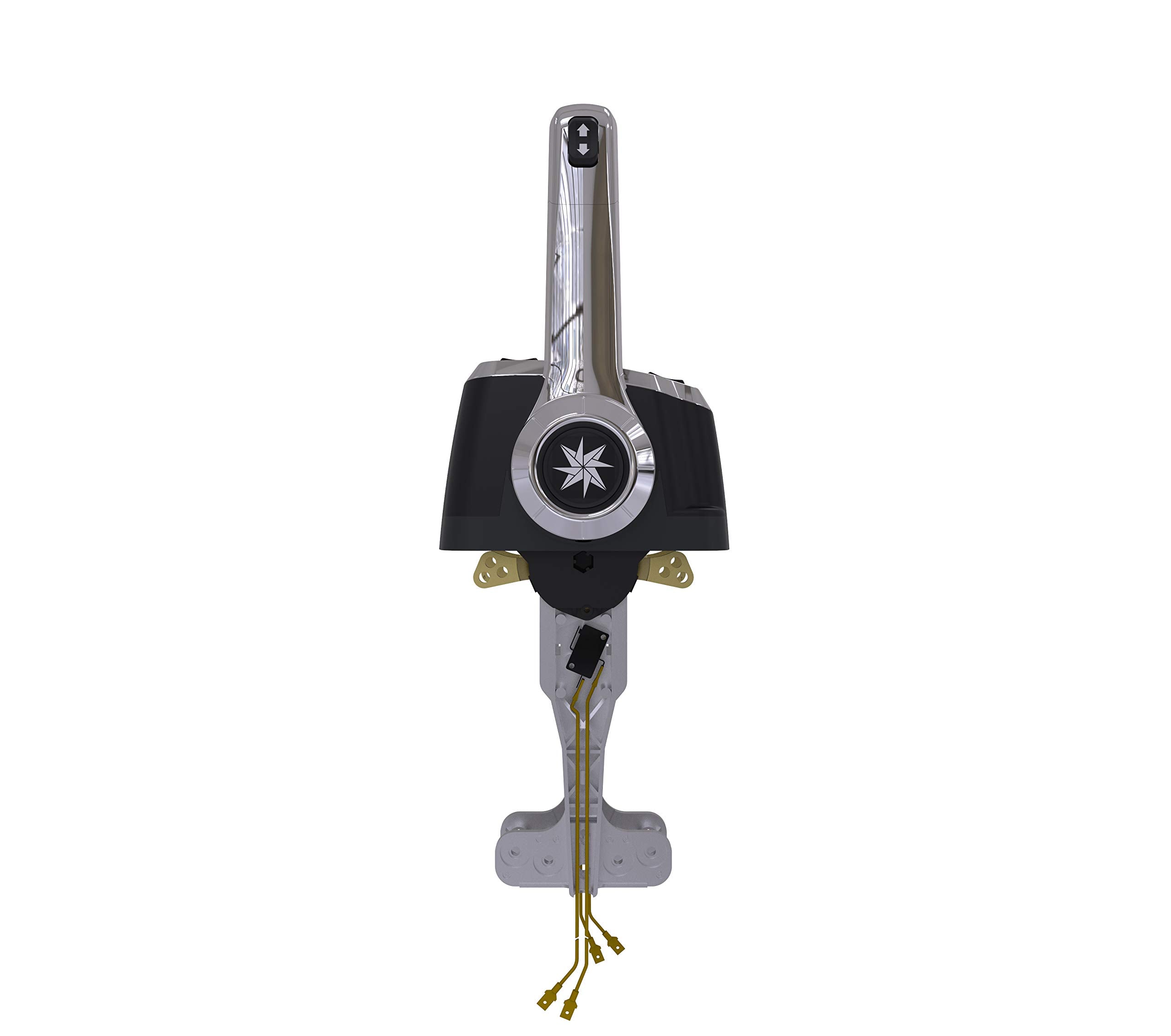 Dometic Xtreme SeaStar Control, CHX8242P, Dual Top Mount, Chrome, Trim/Tilt Switch