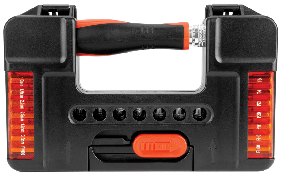 W1735 Performance Tool 37Pc in 37 in 1 Precision Screwdriver Set with 35 Bits for Electronics Repairs, Perfect for Repair Work on Computer, PC, MacBook, Laptop, Tablet, iPhone, Xbox, Game Console