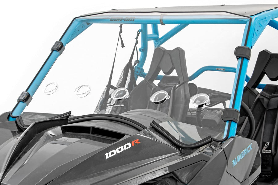 Full Front Vented Windshield Rough Country for Can-Am Maverick - 98231830