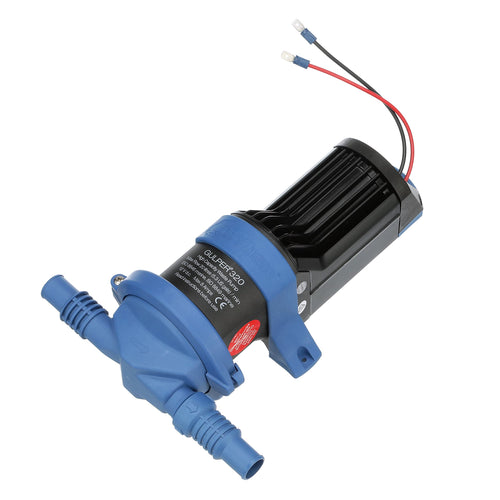 Gulper 320 Pump, Whale BP2054 Manages Gray Waste, 5.0 GPM Flow Rate, 24V DC, ¾ or 1 Inch Hose Connections