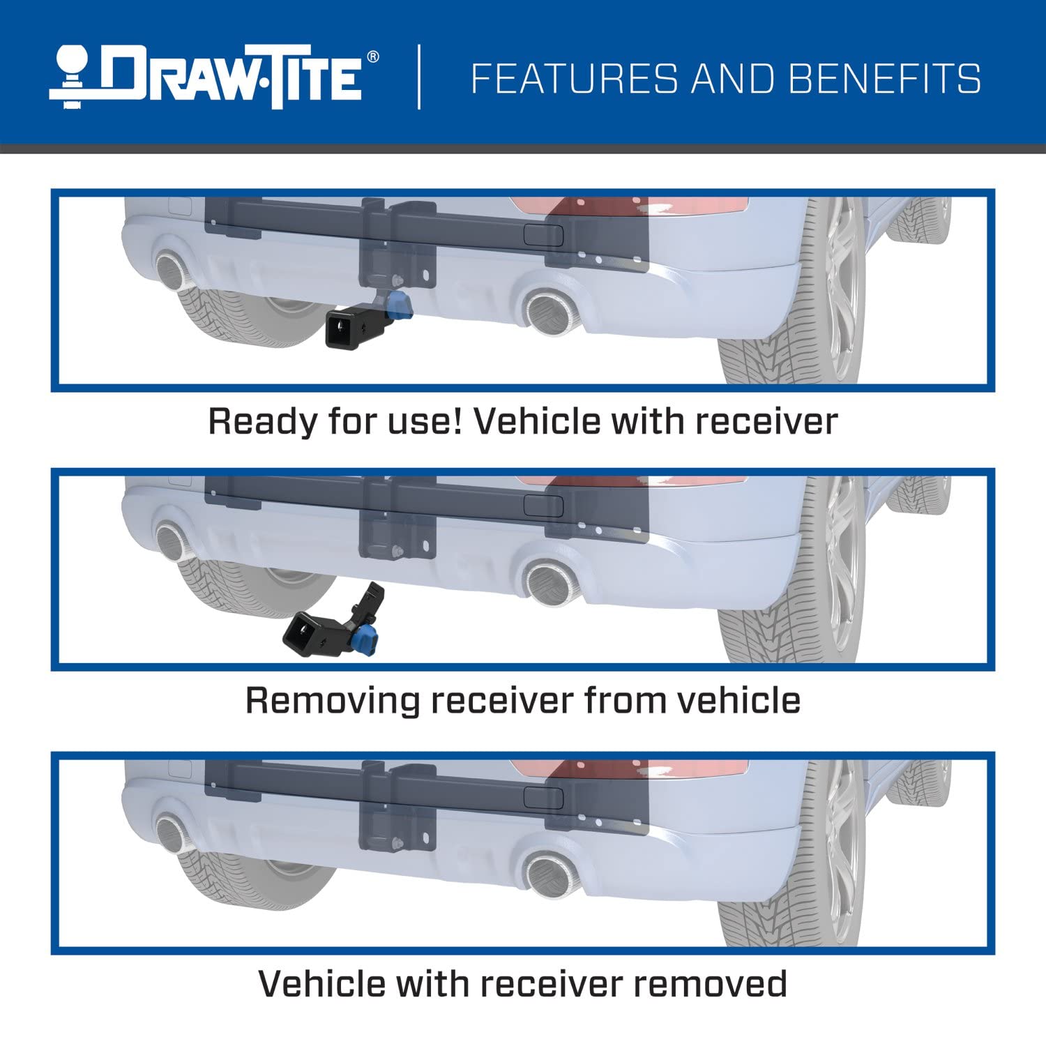 Class III Draw Tite Trailer Hitch 76914