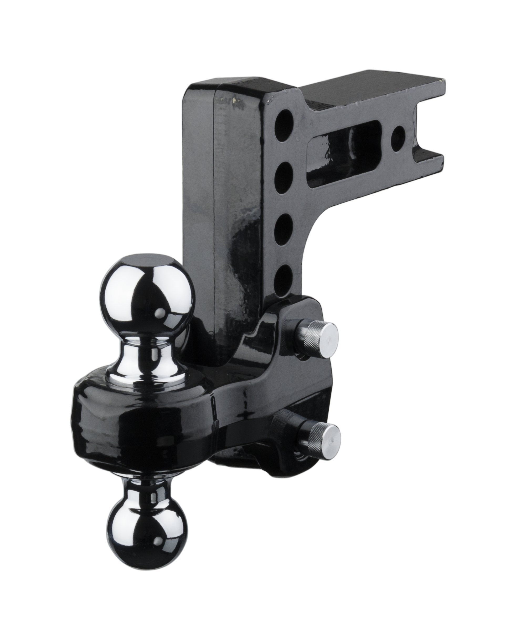 Fastway Flash 49-00-5925 Solid Steel Adjustable Ball Mount with 10 Inch Drop, 2.5 Inch Shank, and Chrome Plated Balls