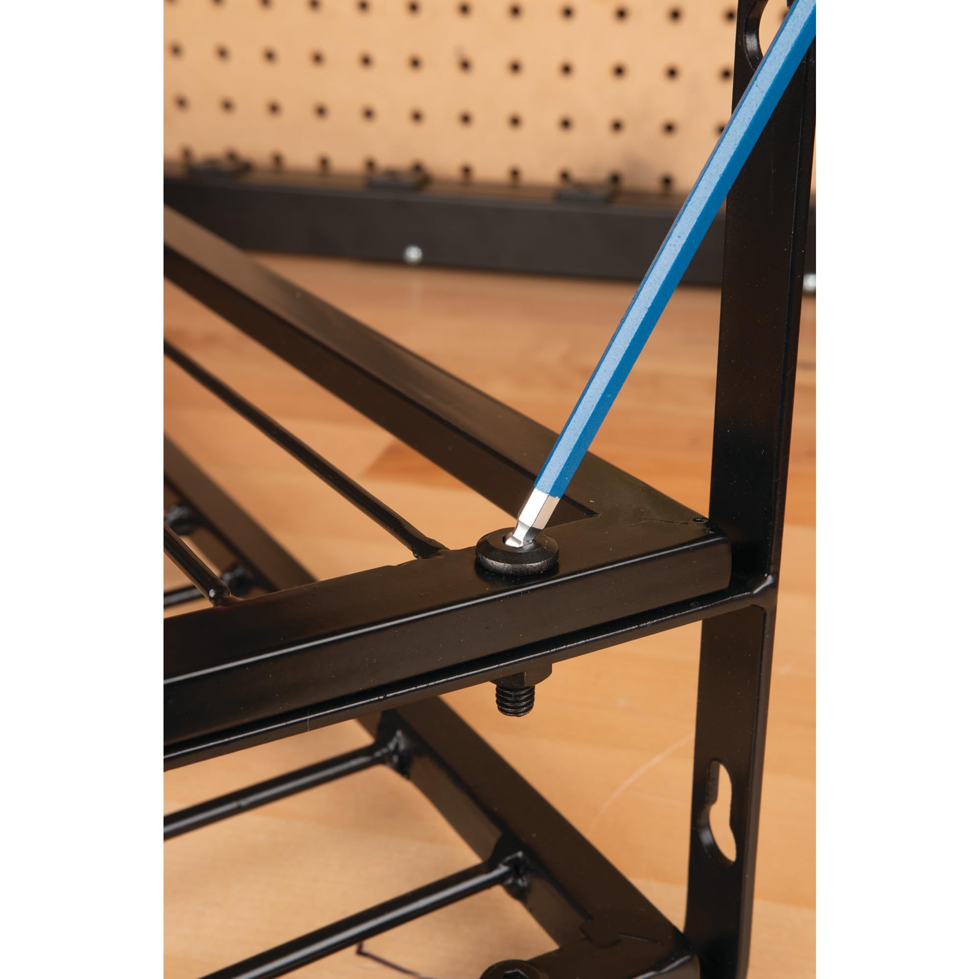 W80201 Performance Tool 9-Piece Metric Long Arm Hex Key Set with Holder, Slip Resistant Finish, Laser Etched Size markings, Ball End for Use at Angles, Metric Sizes: 1.5, 2, 2.5, 3, 4, 5, 6, 8, 10mm