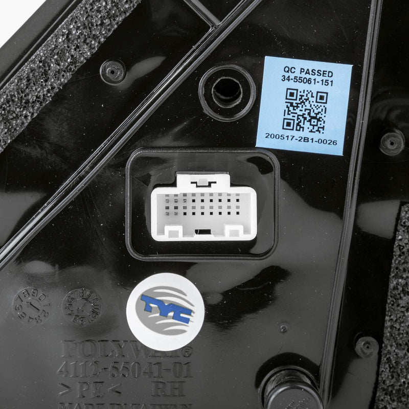 Toyota Tundra TYC 5330341 Right Non-Heated Replacement Mirror