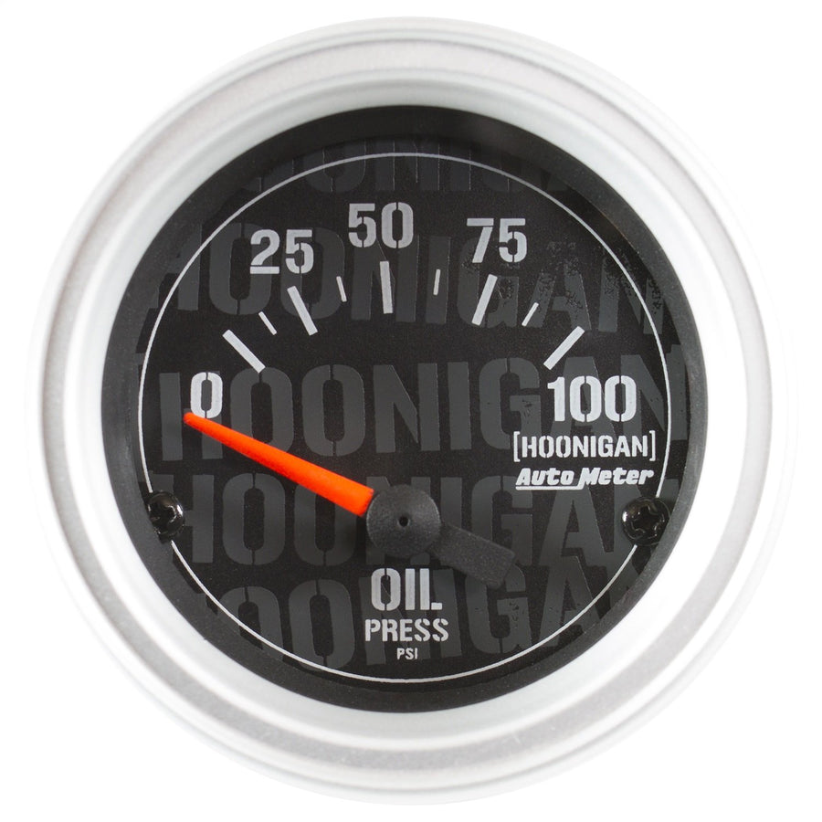 52mm AutoMeter Hoonigan 100psi Full Electronic Oil Pressure Gauge