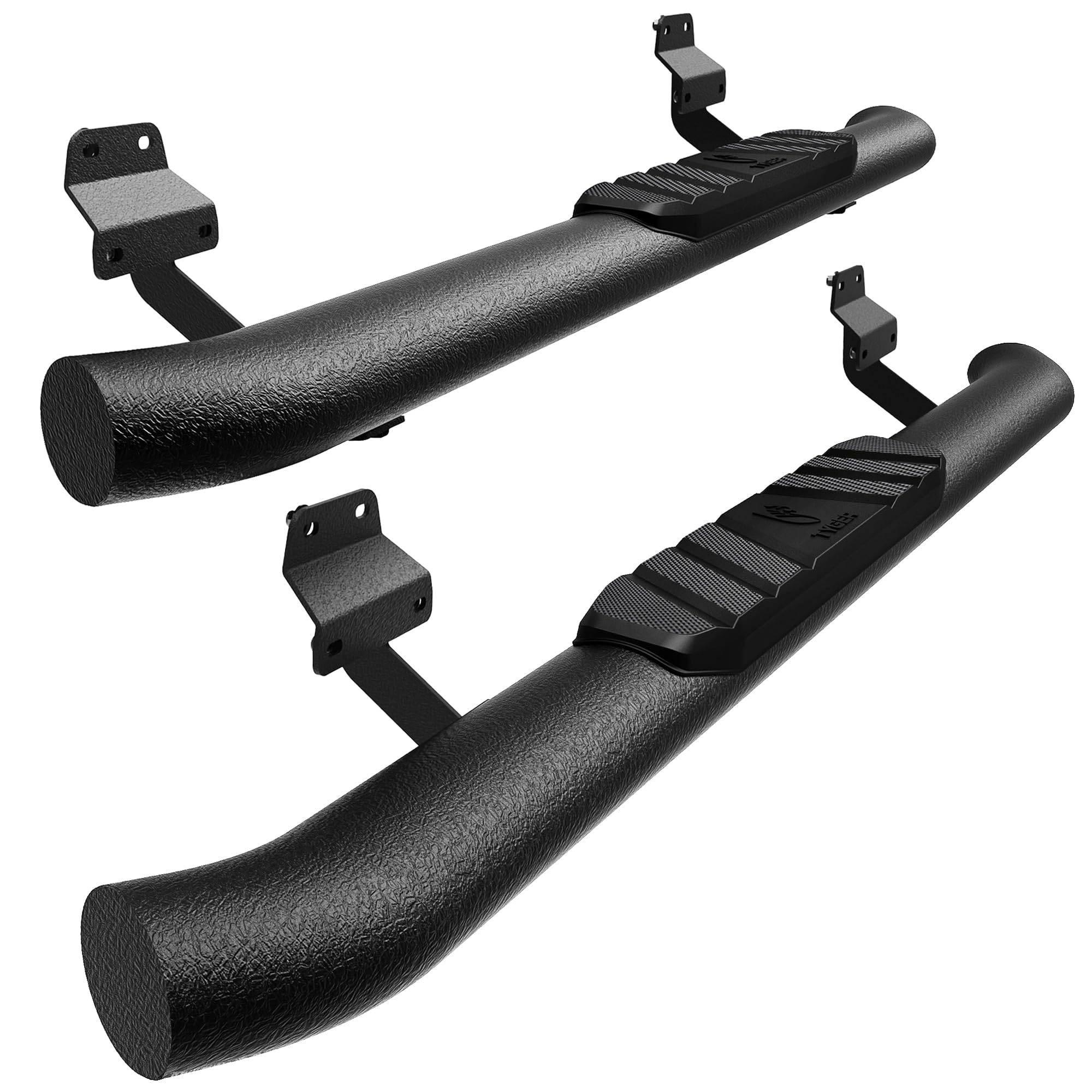 Tyger Auto 3.5" Running Boards Rider Compatible with 2015-2023 Ford F-150; 2017-2022 F-250 F-350 Super Duty (Excl. Lightning EV) | Reg Cab | TG-SS2F35308 | Side Step Rail Nerf Bars