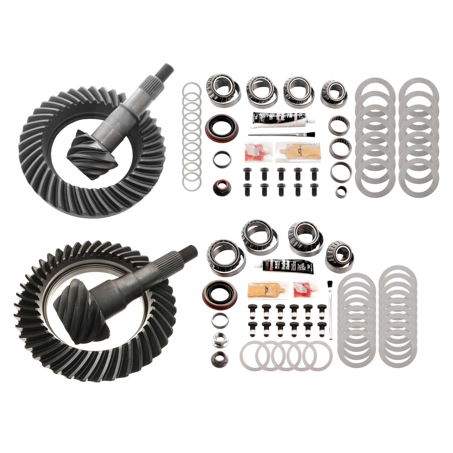 Motive Gear Differential Ring & Pinion MGK-321 Rebuild Kit For Ford 8.8" IFS Front & 9.75 Rear, Gear Ratio 4.88, Front: 10-Bolt, 30 Spline Rear 12-Bolt, 31 Spline, 8 & 39 Tooth Fits F-150, Expedition